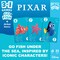 Bicycle Disney and Pixar 3-in-1 Card Games, Old Maid, Go Fish & Memory, Featuring Toy Story, Finding Nemo & Inside Out Characters, Kids Card Games Ages 4+, Family Games for 2-6 Players
